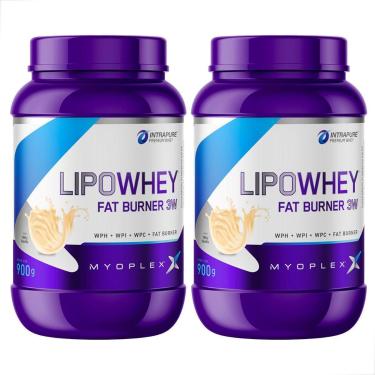 Imagem de Kit 2 Lipo Whey Fat Burner 3W Premium 900g Myoplex-Unissex