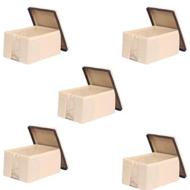 Imagem de Sapateira individual com visor e tampa caixa infantil - L 15cm x A 11c