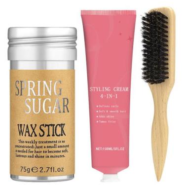 Imagem de Conjunto de creme modelador Springsugar 4 em 1 com pincel e bastão de 