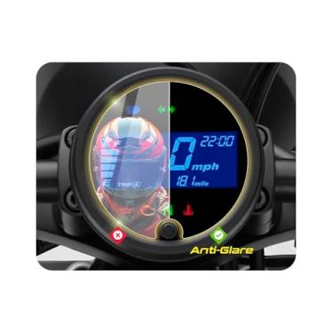 Imagem de IPG Película protetora antirreflexo para HONDA 2017-2019 CMX 500 REBEL/REBEL 250 Cluster Display Matte Finish Screen Protector Ultra Responsive Clarity Anti Scratch, perfeito para uso ao ar livre para