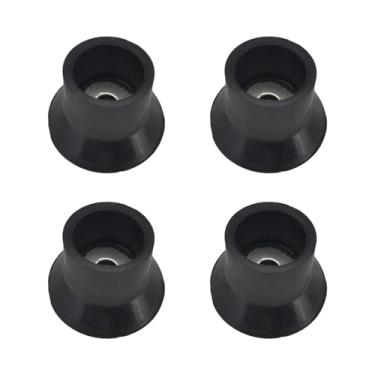 Imagem de Aymzbd 4 peças Trampoline sucção xícara de pés pulando tampa de cano tampa de aço protetores de piso Protetores de piso, L