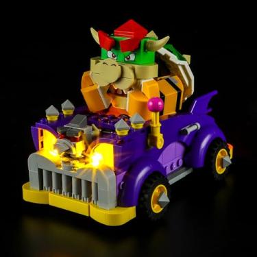 Imagem de BRIKSMAX Led Lighting Kit for Lego-71431 Bowser's Muscle Car Expansion Set - Compatible with Lego Super Mario Building Set- Not Include Lego Set