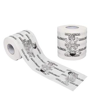 Imagem de SummitLink engraçado papel higiênico guardanapo brincadeira festa de aniversário novidade ideia de presente (2 rolos)