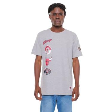 Imagem de Camiseta Mitchell & Ness Masculina Nba Chicago Bulls City