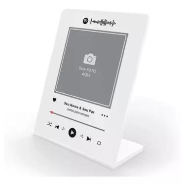 Imagem de Placa Spotify Casal Playlist Música Foto Personalizada - sem