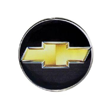 Imagem de Boton Calota Resinado 51mm-preto dourado Kit C 4 Cod.ref. Nk139955 Uni