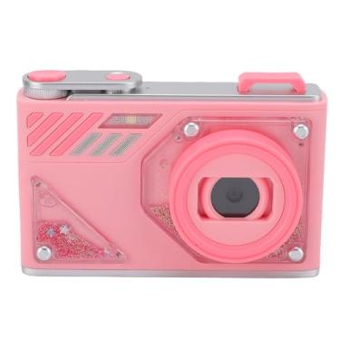 Imagem de Câmera Digital de 48MP, 1080p HD 8x Zoom Traseiro Traseiro Traseiro Dual Lente Portátil Ponto Compacto e Foto de Foto Digital Foco Automático Para Estudantes Adolescentes (Rosa)