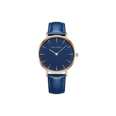 Imagem de Relógio Feminino Minifocus Mf0318l à Prova D' Água Azul