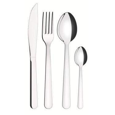 Imagem de Faqueiro Tramontina Malibu Em Aço Inox Liso 24 Peças Tramontina