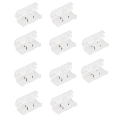 Imagem de Conector Emenda para Fita de LED Kit 10 unidades Casa Loja Ambiente Ex