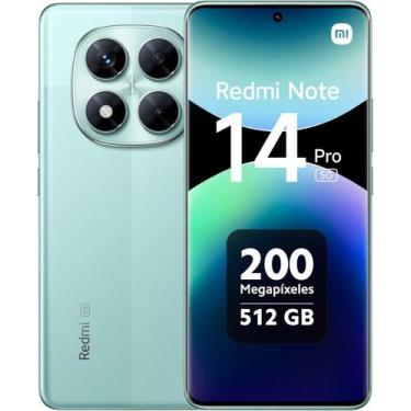 Imagem de Xiaomi  Note 14 Pro 256GB, 8GB RAM, 5G,  Câmera 200MP  8MP  2MP, Carre