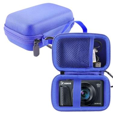 Imagem de WERJIA Estojo De Viagem Rígido Em Eva Para Câmera Digital Canon Powershot Sx720 Sx620 Sx730 Sx740 G7X/ G7X Mark Iii/ Ii (Azul)
