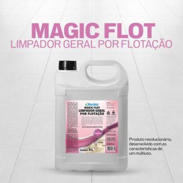 Imagem de Detergente Limpador Estofados Carpetes Magic Flot - Renko, 5 Litros