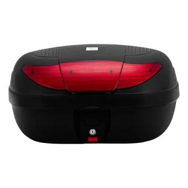 Imagem de Bauleto 45 Litros Traseiro Universal Removível Pro Tork, Vermelho