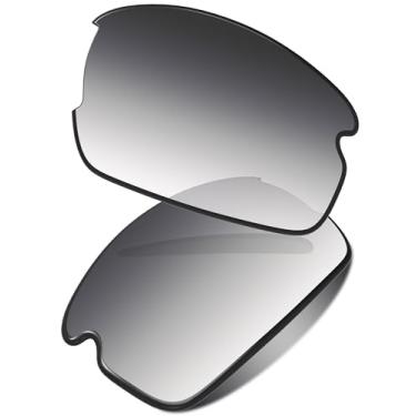 Imagem de Vonxyz Lentes de reposição para óculos de sol Oakley Flak 2.0 OO9295 - Cinza dégradé
