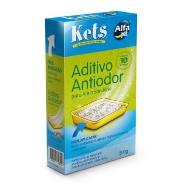Imagem de Aditivo Antiodor para Areia Sanitária Kets 500g - ALFA PET