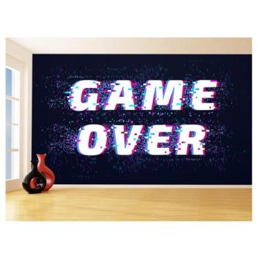 Imagem de Papel De Parede Infantil Video Game Over Jogo 3,5M Azs334 - Você Decor