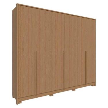 Imagem de Guarda Roupa New Guarapari com 6 Portas e 6 Gavetas Móveis Rimo Carval