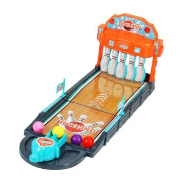 Imagem de simhoa Conjunto de mini jogo de boliche de mesa para adultos e crianças, entretenimento, presente engraçado, brinquedo interativo para,