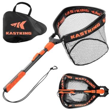 Imagem de Rede de pesca KastKing Titanet 32 com alça e bolsa de alumínio