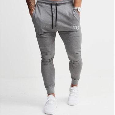 Imagem de Calça Jogger Masculina, Cinza, G