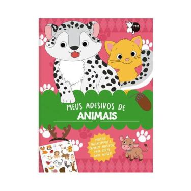 Imagem de Meus Adesivos De Animais - Muitos Passatempos E Também Adesivos Para Colar Onde Quiser!