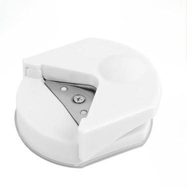 Imagem de Cortador de Cantos para Fotos, Arredondador de Papel, Cortador de Papel - Mini PortáTil(BRANCO)