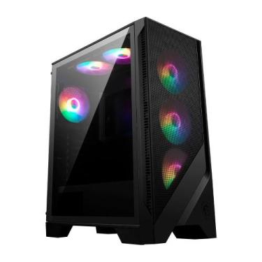 Imagem de Gabinete Gamer MSI MAG Forge 120A Airflow, Mid Tower, Lateral em Vidro
