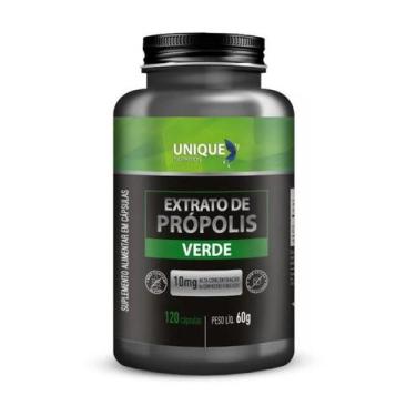 Imagem de Extrato de propolis verde unique 120 capsulas - Unique Nutrition