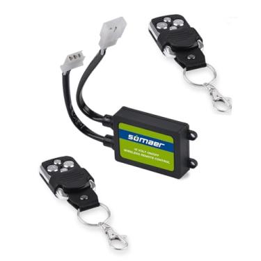 Imagem de Somaer Interruptor De Controle Remoto Sem Fio Para Barra Luz Led, Chicote Fiação Relé, Design À Prova D'Água, Liga/Desliga, Estroboscópio, Flash, Funções Pulso, 2 Teclas Incluídas