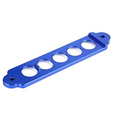 Imagem de Bateria do Carro de Alumínio Alumínio Amarra de Bateria Robusta para a Bateria Automática Amarrada Com Segurança para a Maioria das Cores de Carros Preto, Vermelho, Azul, Ouro (Preto) (Vermelho)
