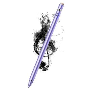 Imagem de CMARS Caneta Stylus ativa para tela sensível ao toque, lápis universal recarregável para iPad, canetas digitais de ponta fina compatíveis com Android/iPhone/iPad mini/Pro/Air/Samsung e mais tablet
