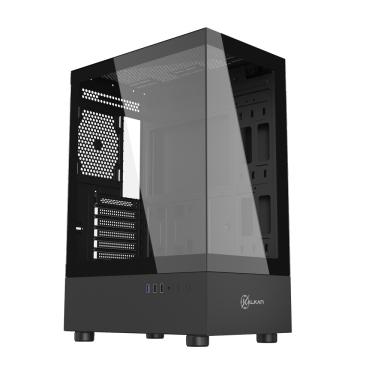 Imagem de Gabinete Kalkan Avalon Mid Tower Vidro Temperado S/Fans Preto
