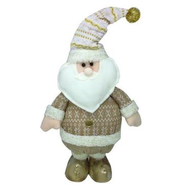 Imagem de Boneco papai noel c/ gorro madrid 40,5cm - niazitex, Único