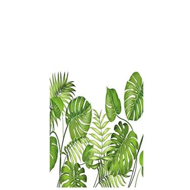 Imagem de Película de privacidade para janela de folha, janela decorativa 3D, decalques de vitrais, adesivo de janela aderente estática não adesivo, L90 x C 190 cm verde claro