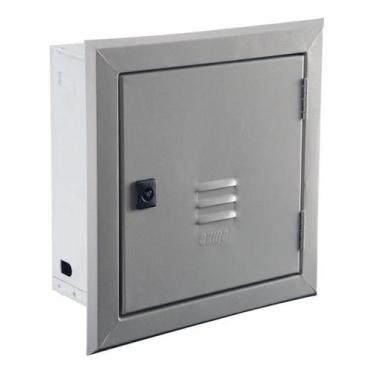 Imagem de Caixa Telebras 40x40 De Embutir Fundo Chapa/madeira