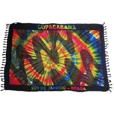 Imagem de Canga de Praia Calçadão de Copacabana - Vermelho - Besakih