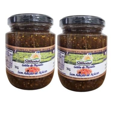 Imagem de Kit com 2 Geleia sem Açúcar de Physalis - 200g - Fazenda Sonnenhof