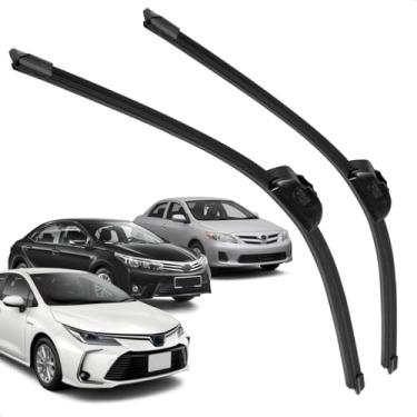 Imagem de Par Palheta Dianteira Limpadora De Para Brisa Corolla 2014 A 2020 De Silicone