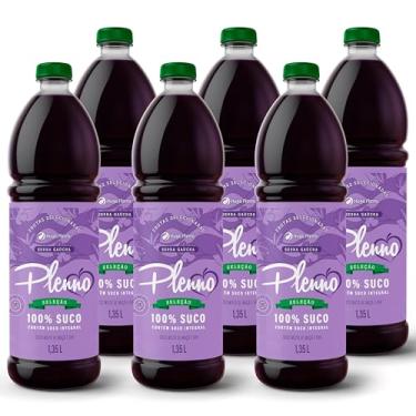 Imagem de Kit C/6 Sucos de Uva e Maçã PLENO 1,35L Hugo Pietro (SEM ADIÇÃO DE AÇÚCAR, e SEM GLUTEN)