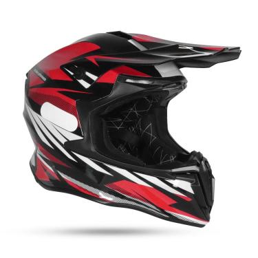 Imagem de Capacete Ims Revo Preto/Vermelho Trilha Enduro Motocross