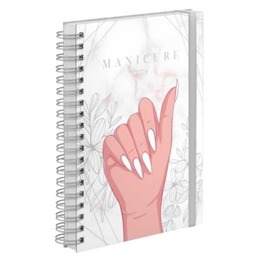 Imagem de Agenda Comercial Plus 2026 Manicure Stiletto Branco