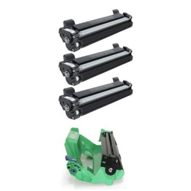 Imagem de Kit 3 Toner + 1 Fotocondutor Tn1060 Dr1060 P/ Dcp-1617nw - SUPLI