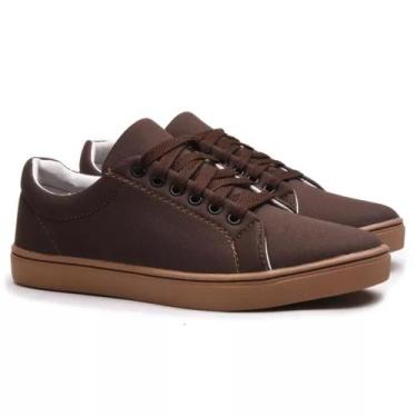 Imagem de Sapatenis Masculino Tênis Casual para Dia a Dia - MKSHOES, Cafe, 41