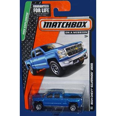 Imagem de Matchbox MBX Explorers 2014 Chevy Silverado 1500 Blue #118/120 by Matchbox