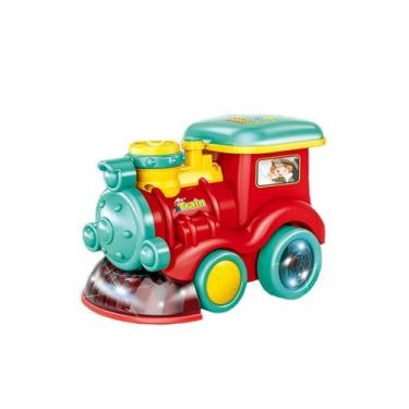 Imagem de Trem Solta Bolhas De Sabão Brinquedo Trenzinho Locomotiva - Pensou Com