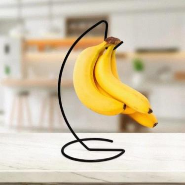 Imagem de Suporte para Cacho de Bananas e ou Acessórios Preto Expositor de Cozin