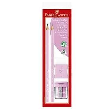 Imagem de Kit ecolapis apont borr faber t past - Grupo Faber Castell