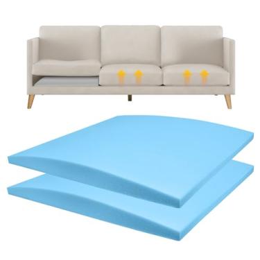 Imagem de Suporte de almofada de sofá (azul claro 2 peças, 50 × 50 x 50 cm)