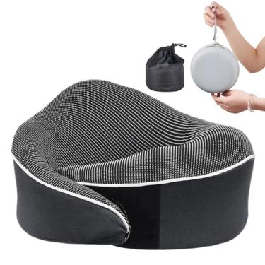 Imagem de Travesseiro de pescoço para dormir e viajar | Travesseiro de respirável - Apoio de cabeça para dormir, carro, viagem, acampamento, adultos, crianças, descanso, , avião